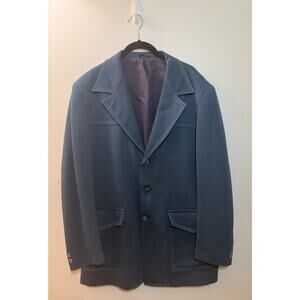 Vintage Leisurelife Fashions Blue Blazer Jacket Women’s Plus Size 22 USA